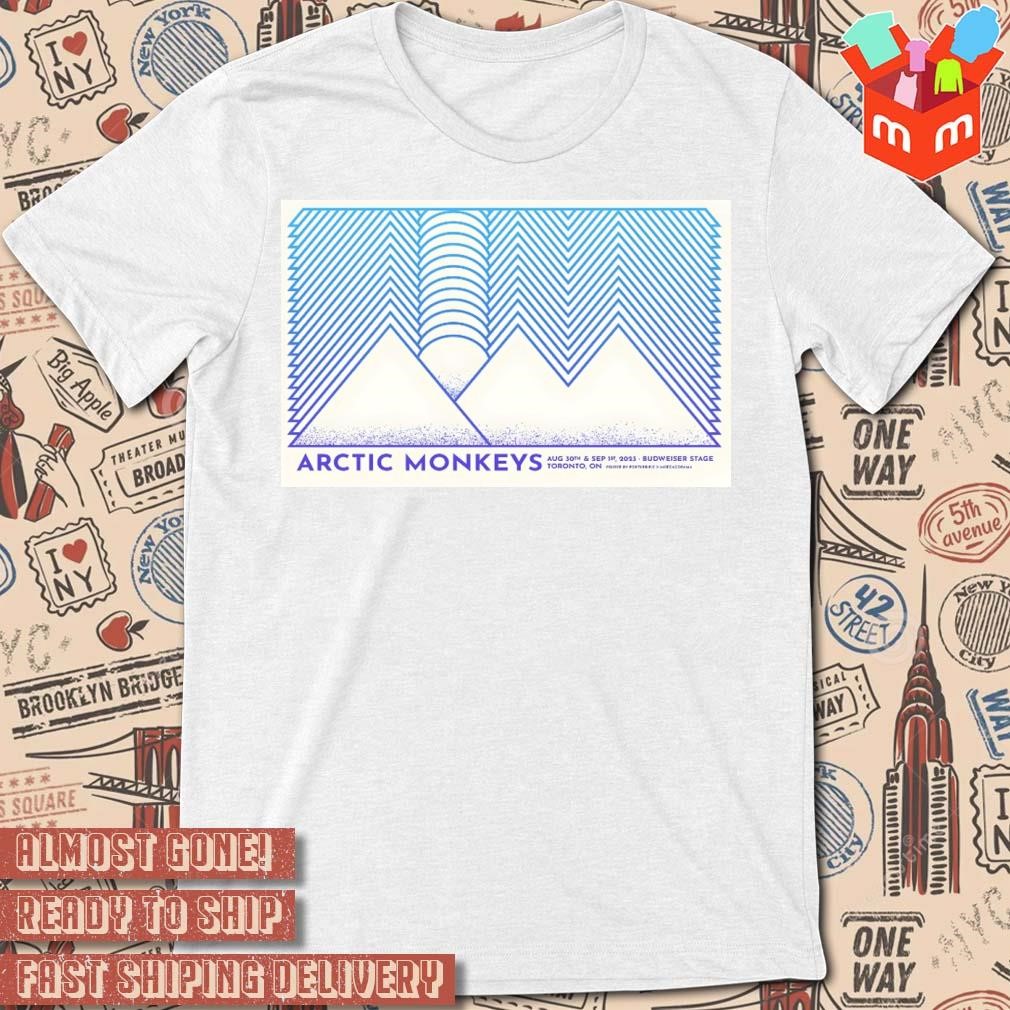 Arctic Monkeys Toronto ON Budweiser Stage art poster design T-shirt