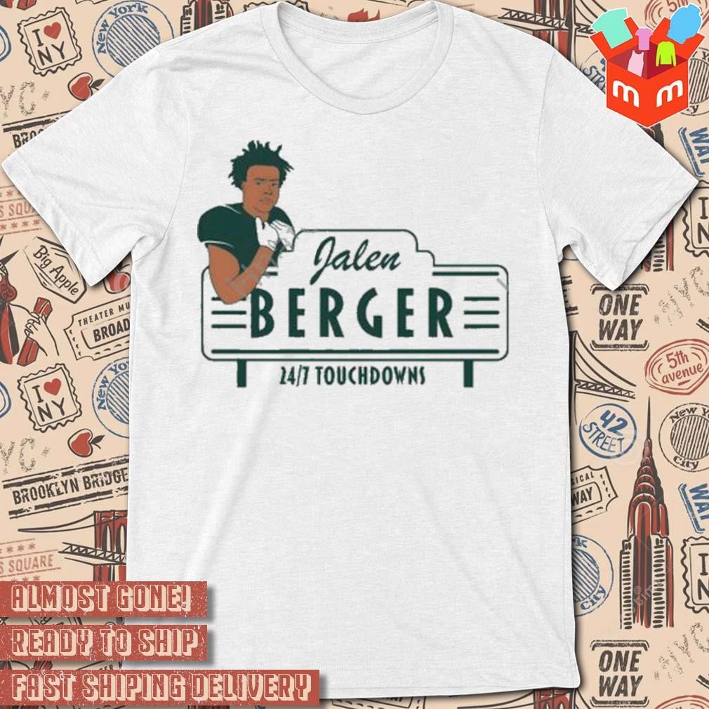 Barstool athletes Jalen Berger 24 7 touchdowns art design t-shirt