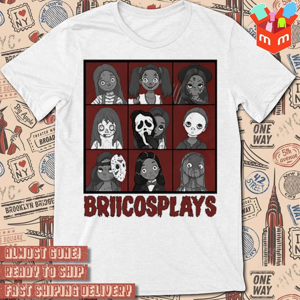 Briicosplays halloween art design t-shirt