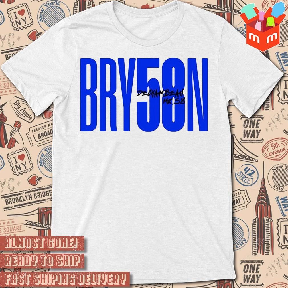 Bryson Dechambeau Bry58n Signature text design T-shirt