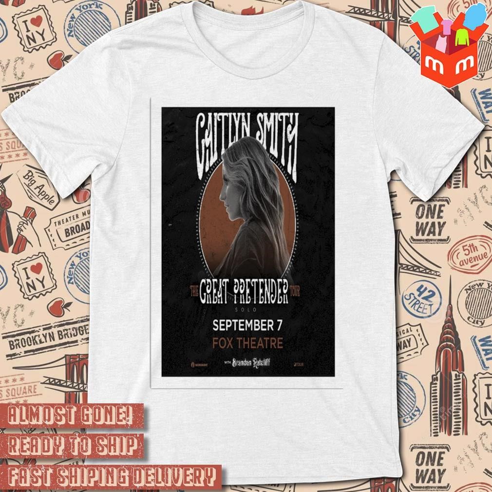 Caitlyn Smith the great pretender solo fox theatre september tour 2023 photo poster design t-shirt