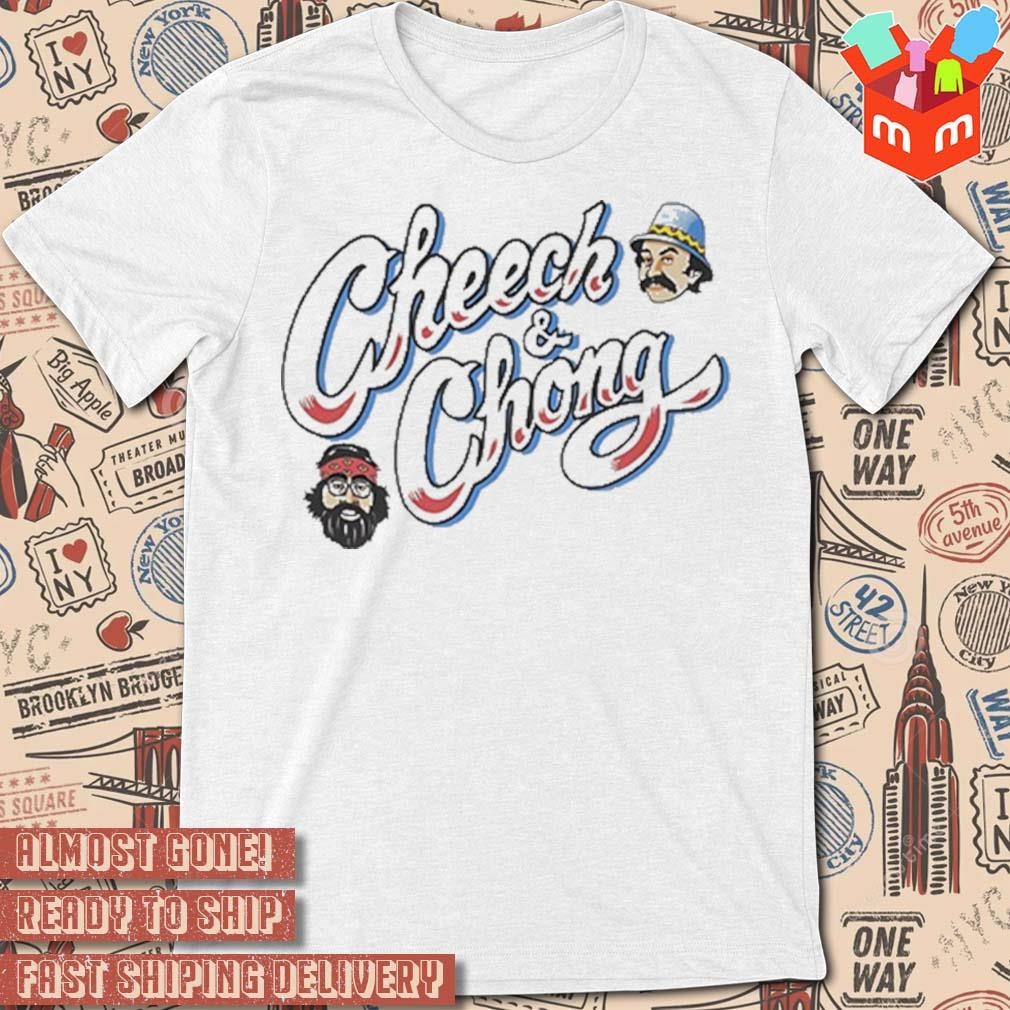 Cheech and Chong character art design t-shirt