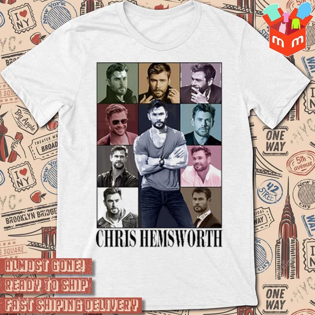 Chris Hemsworth the eras tour ver 2 photo design t-shirt