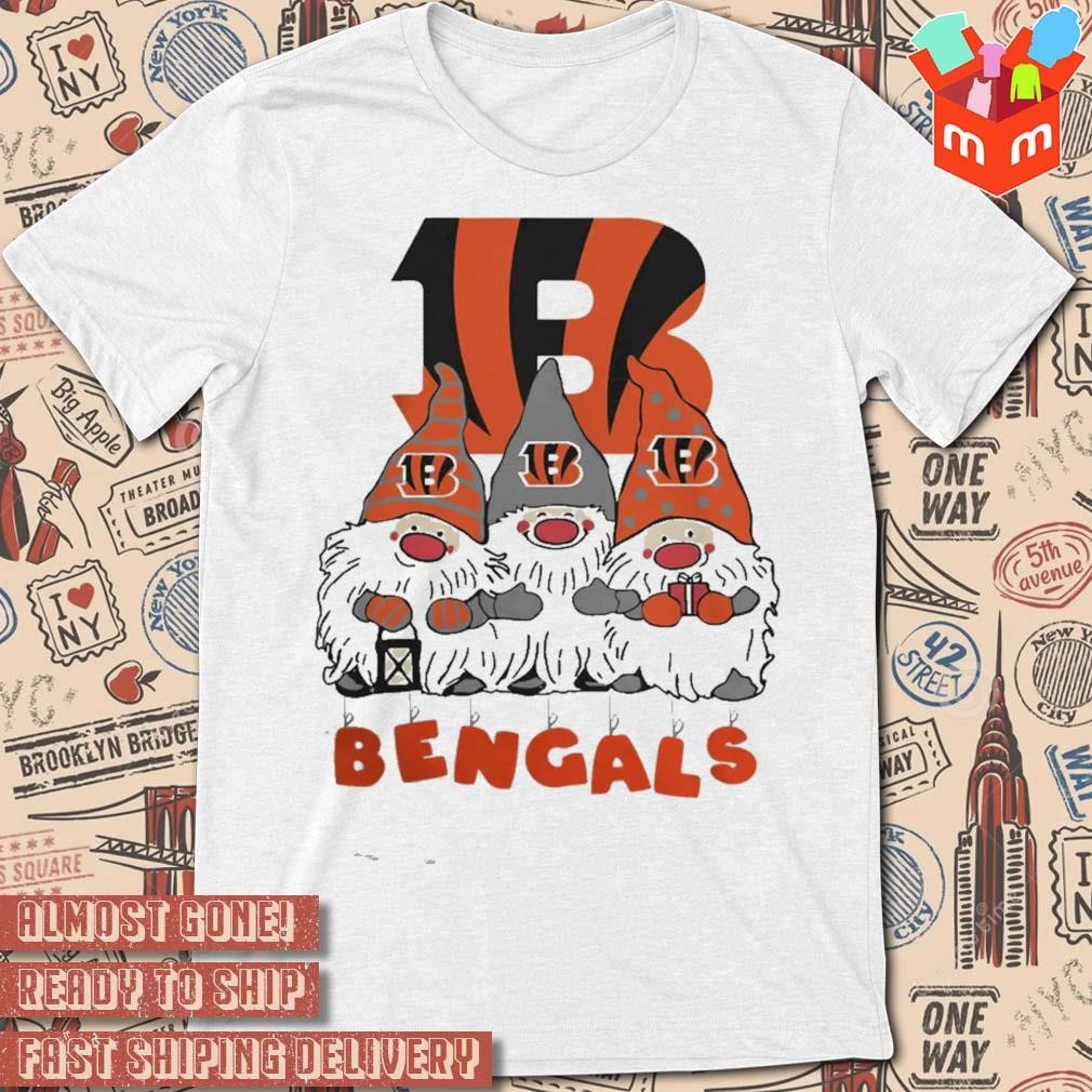 Cincinnati bengals the gnomes 2023 art design t-shirt