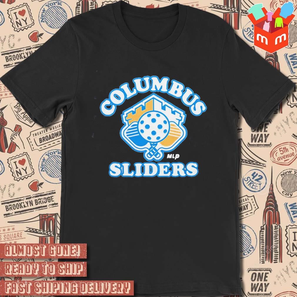 Columbus Sliders logo design T-shirt