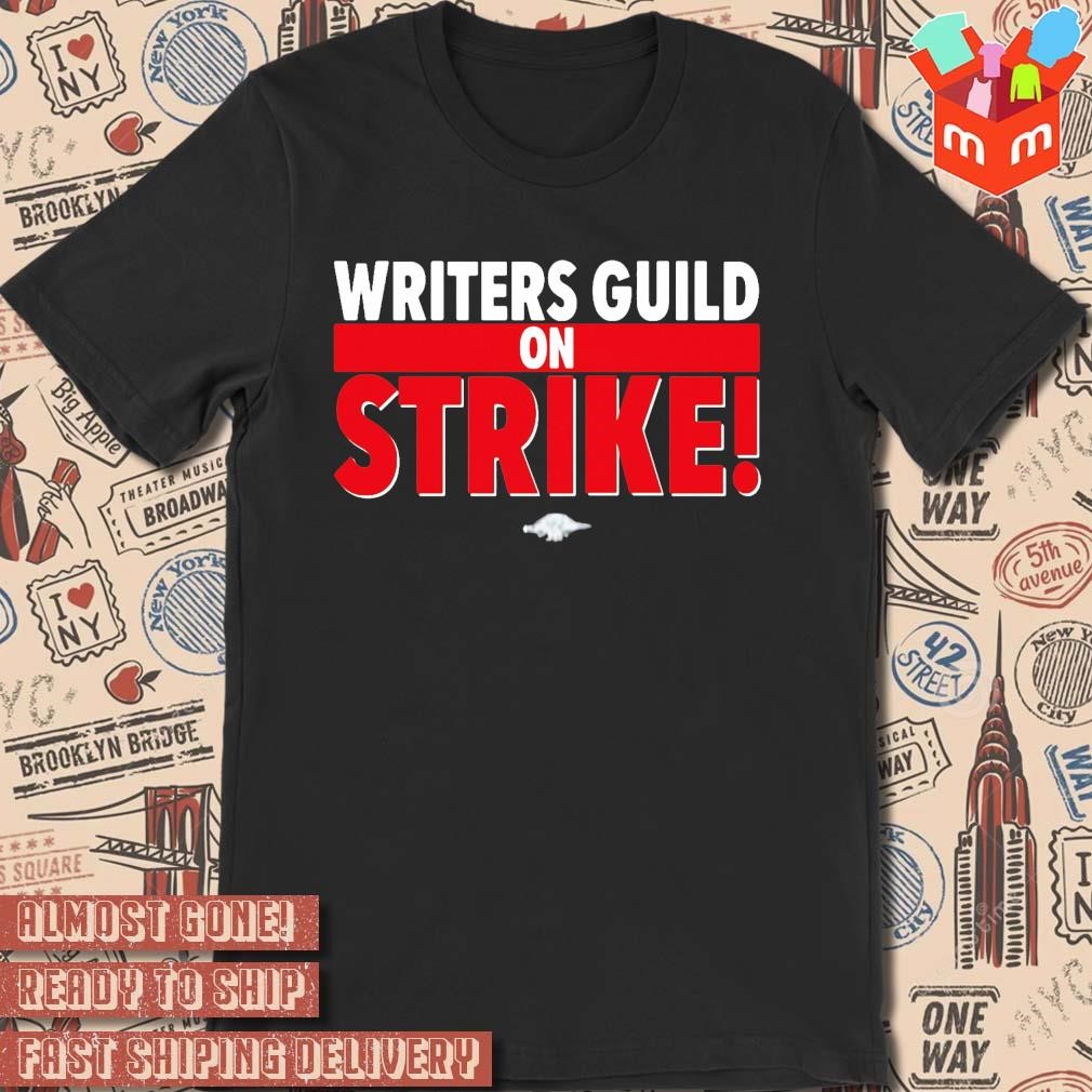 Damien Chazelle Writers Guild On Strike logo design T-shirt
