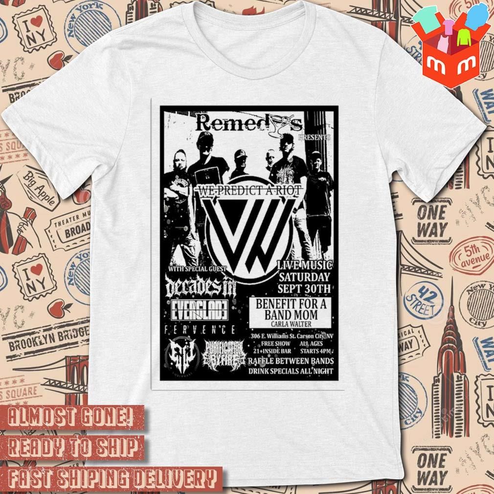 Decades in concert Williams St. Carson city NV sept 30 2023 photo poster design t-shirt