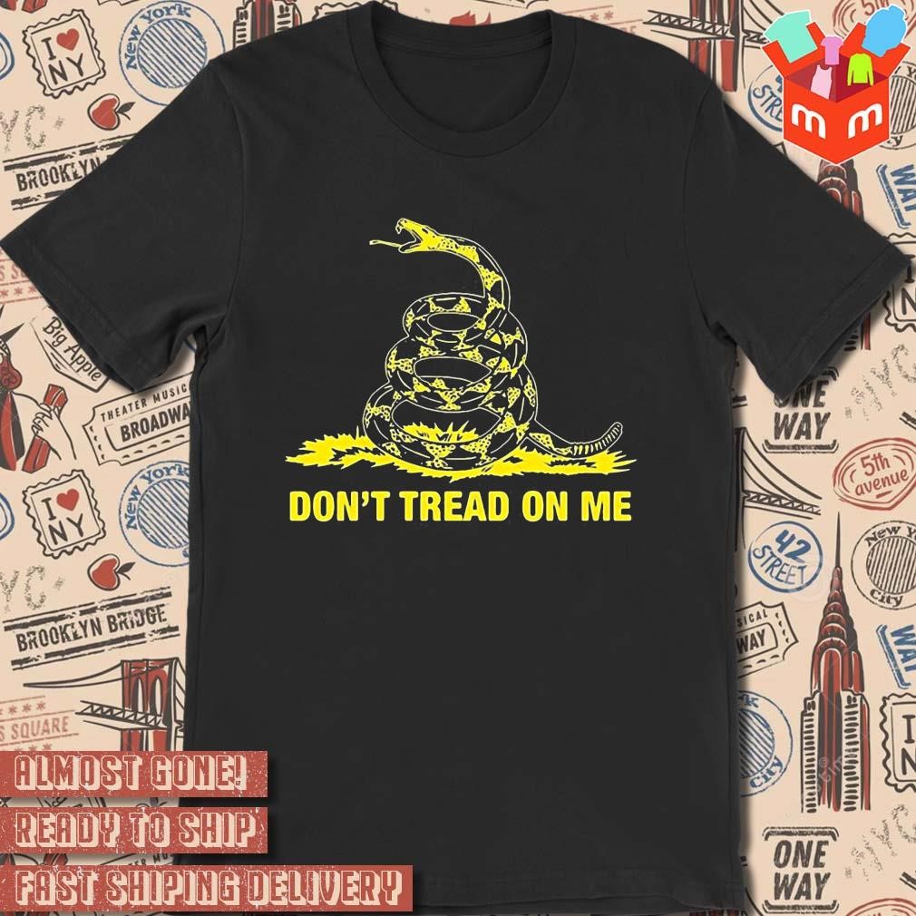 Dont Tread On Me Gadsden Flag art design T-shirt