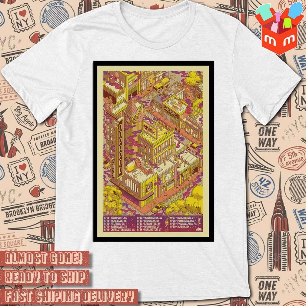 Dopapod september 2023 fall tour art poster design t-shirt