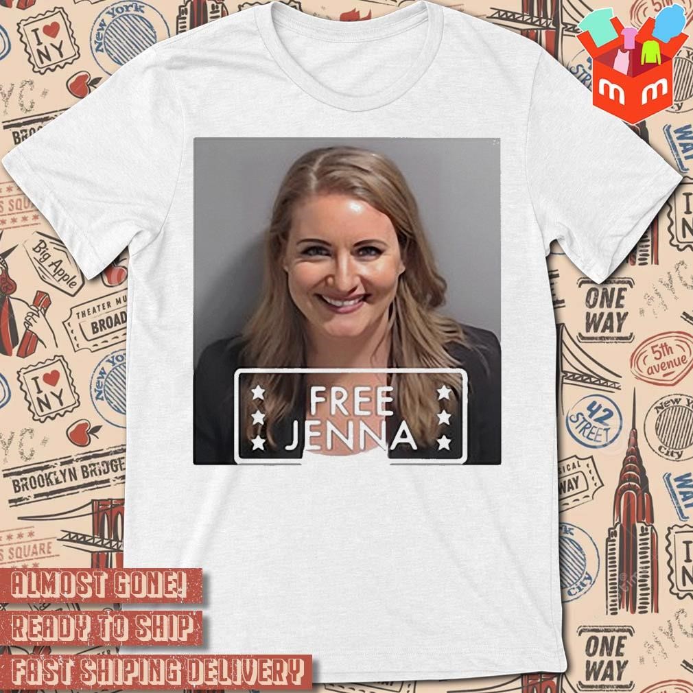 Free Jenna mugshot photo design T-shirt