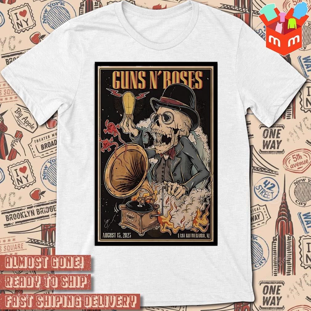 Guns n' roses metlife stadium east Rutherford NJ 08 15 2023 art poster design t-shirt
