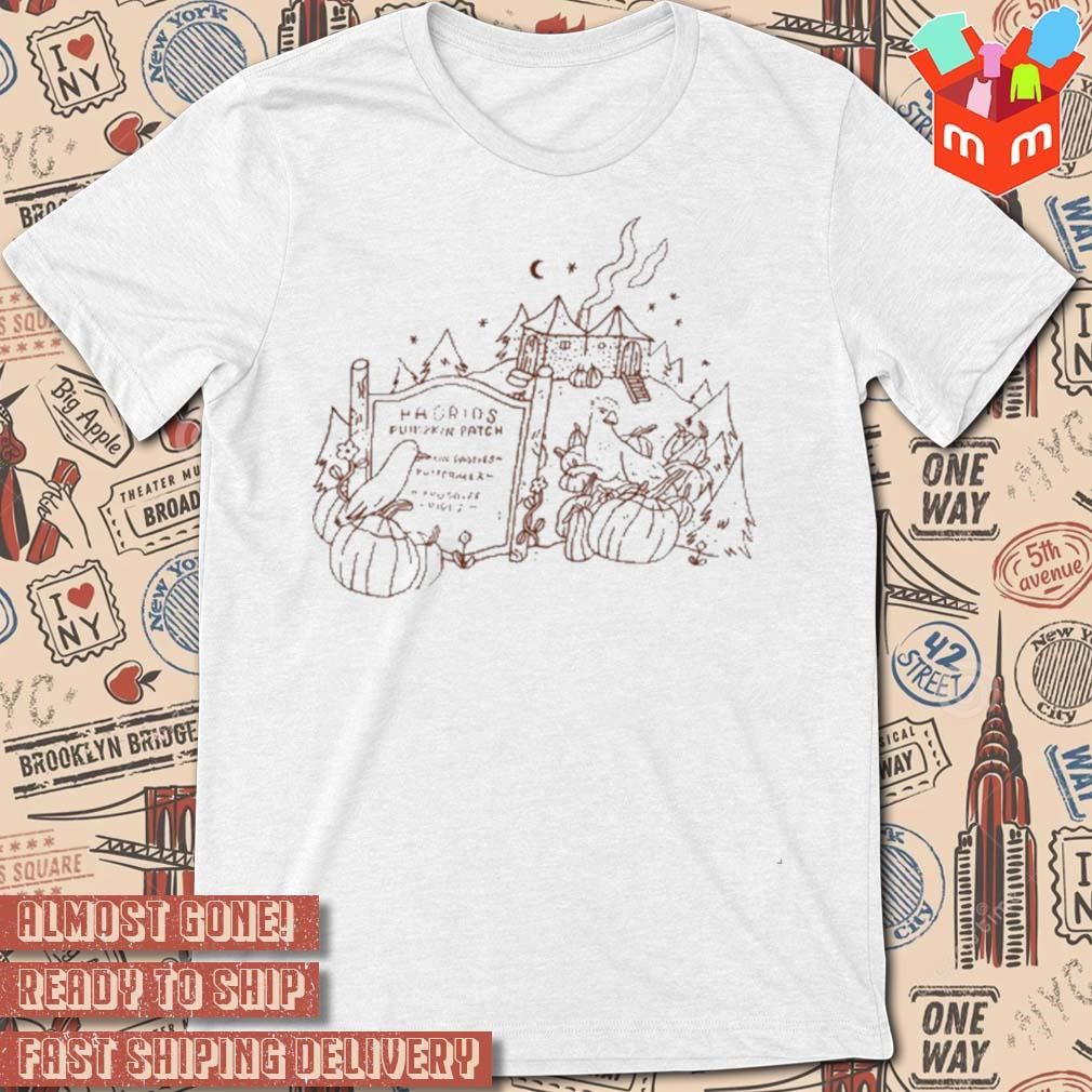Hagrid's pumpkin patch art design t-shirt