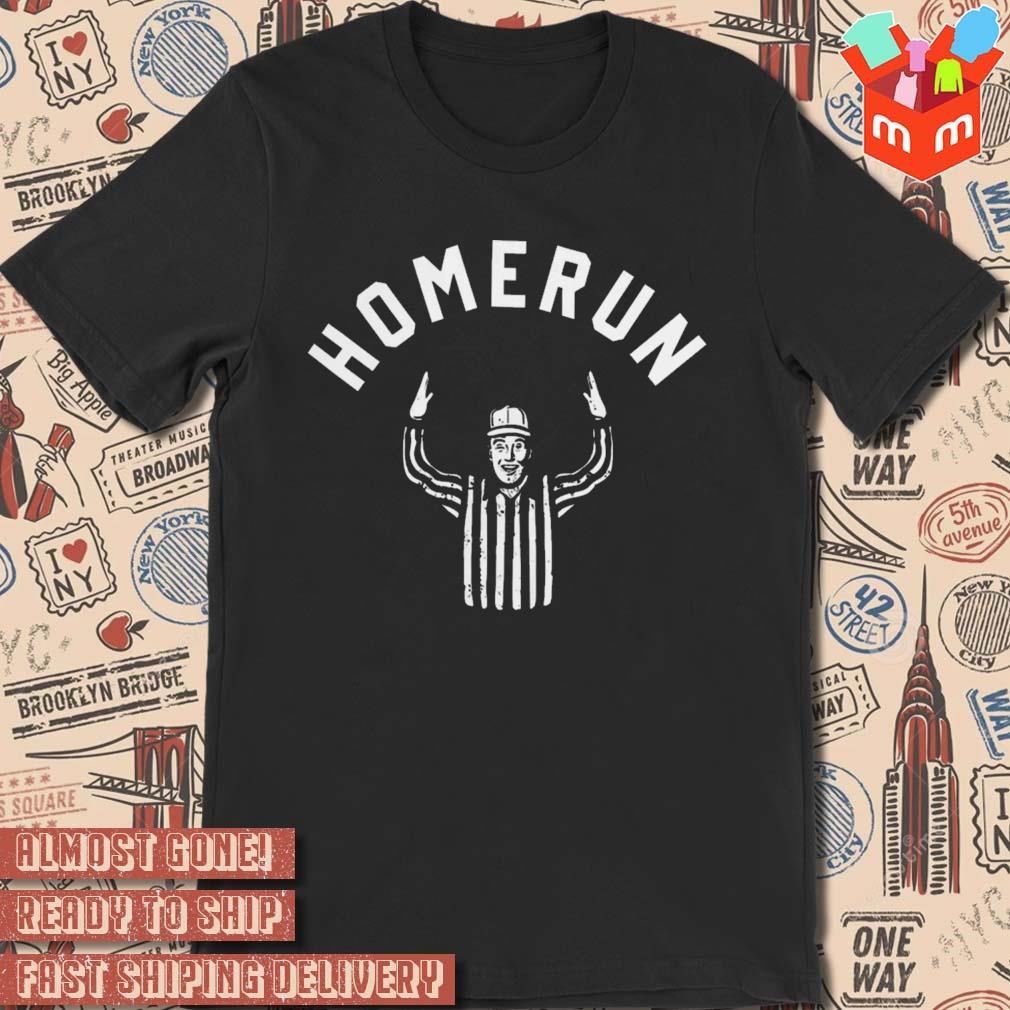Homerun touchdown art design t-shirt