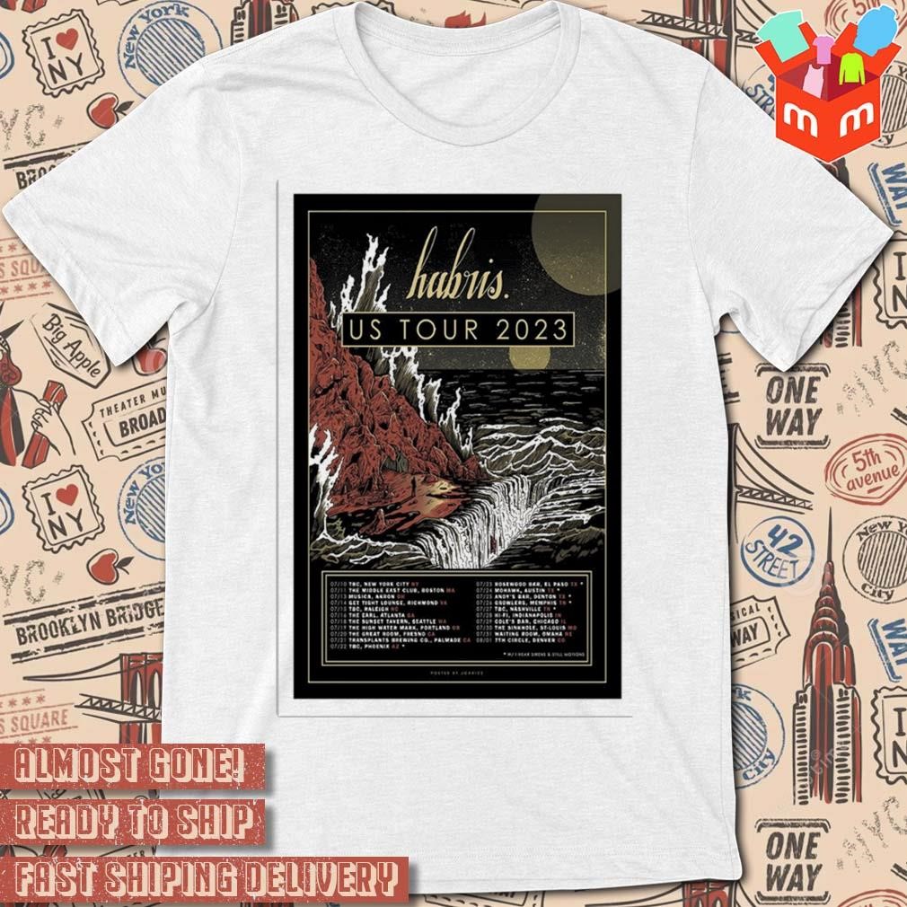 Hubris us tour july august 2023 art poster design t-shirt