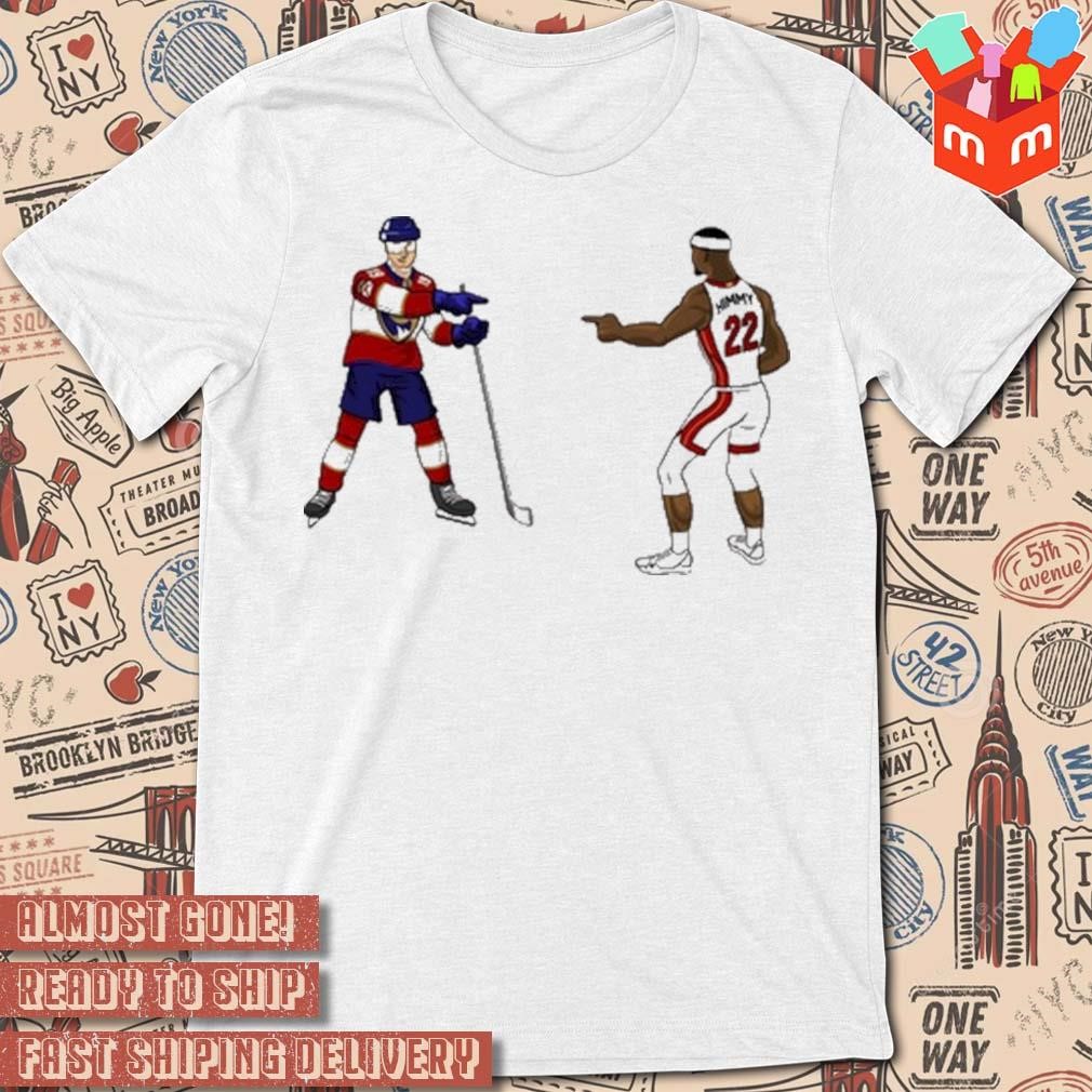 Ice hockey Matthew Tkachuk vs Himmy basketball art design t-shirt