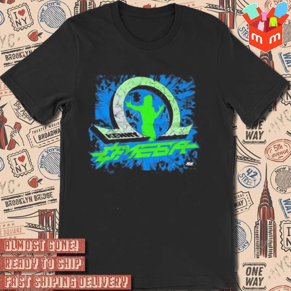 Kenny omega time trigger blue and green art design t-shirt