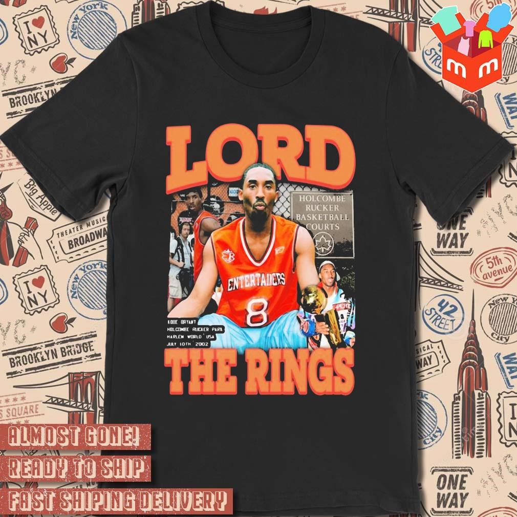 Kobe Bryant Lord Of The Rings Broken Not Beaten photo design T-shirt