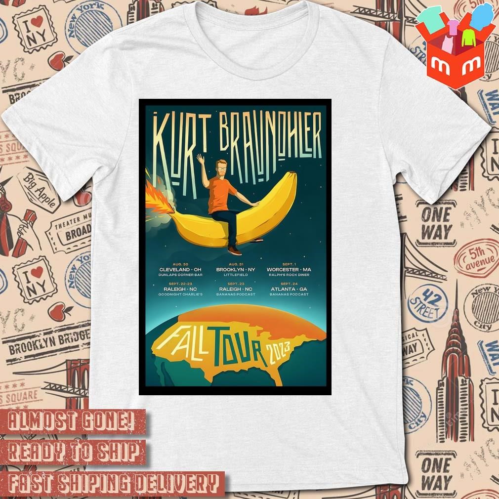 Kurt Braunohler Aug 30 2023 Cleveland Ohio art poster design T-shirt