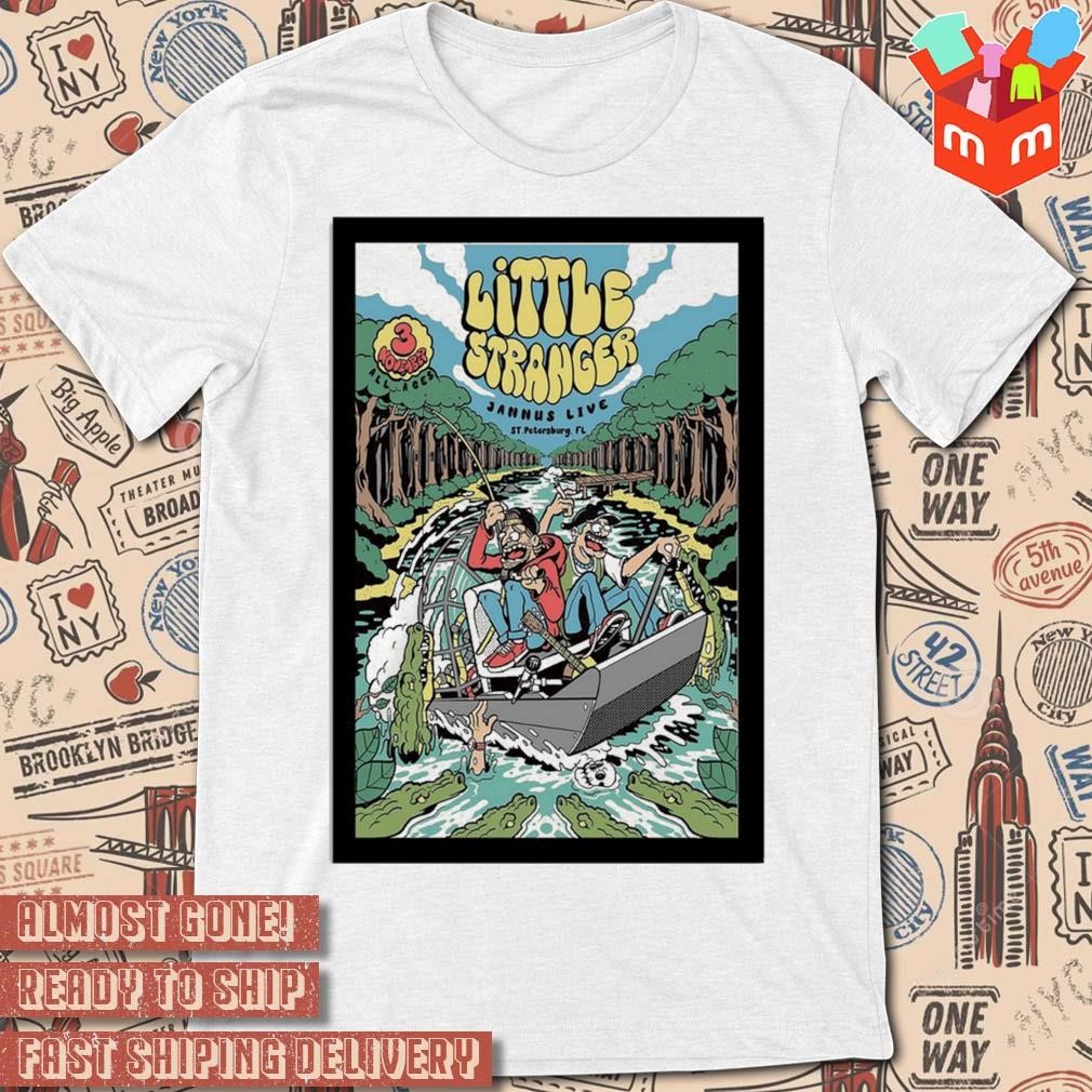 Little stranger band november tour 2023 Jannus live St. Petersburg FL Allages art poster design t-shirt
