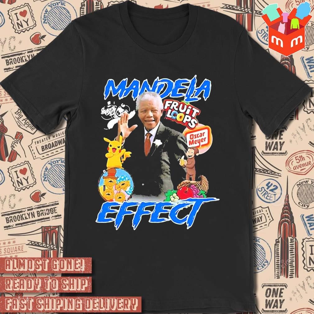 Mandela Effect Fruit Loops photo design T-shirt