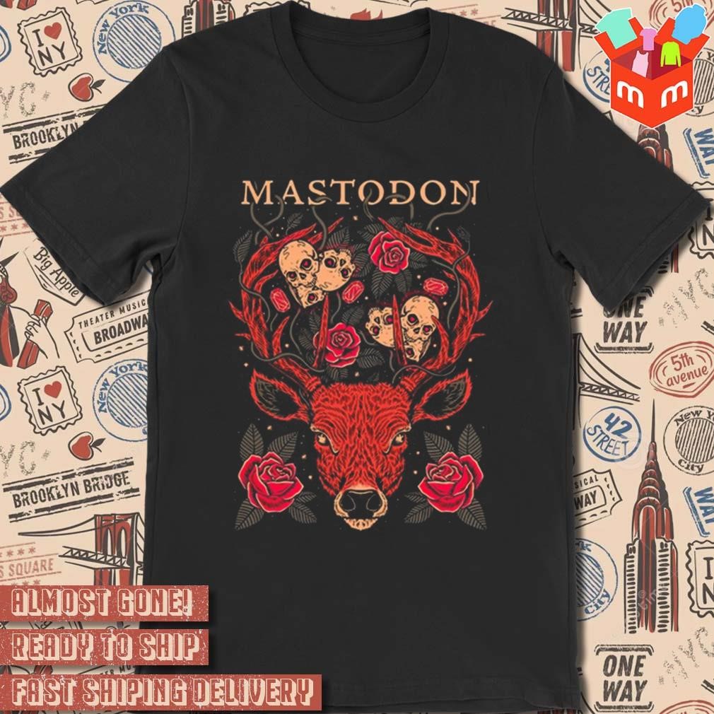 Mastodon valentine's my heart art design t-shirt