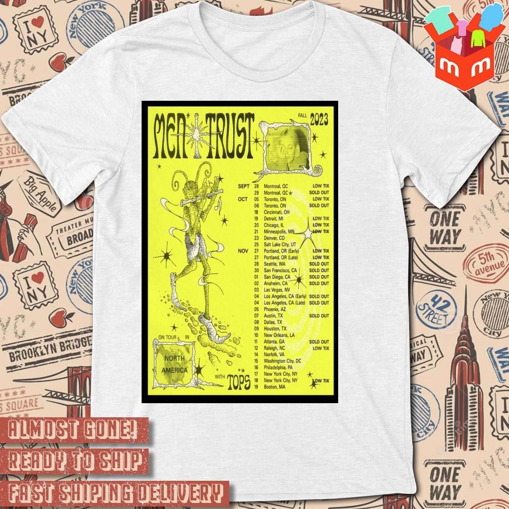 Men I Trust USA-CAN Fall 2023 Tour art poster design T-shirt