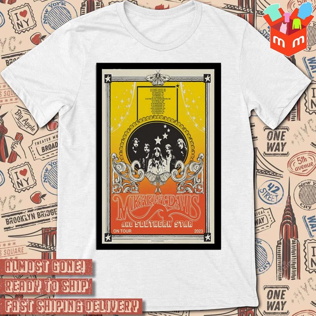 Mikaela Davis august 2023 tour photo poster design t-shirt