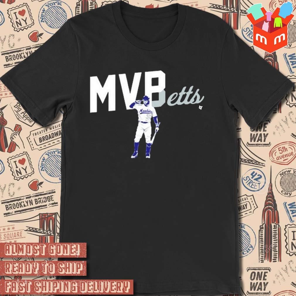 Mookie Betts mvp betts photo design t-shirt