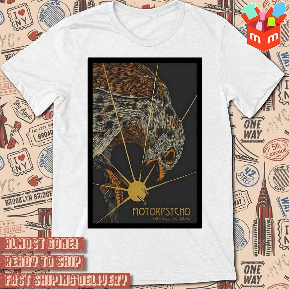 Motorpsycho rockefeller oslo sep 9 2023 art poster design t-shirt