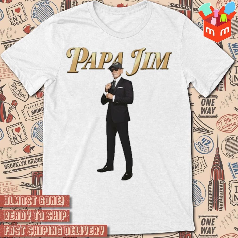 Papa Jim the man the myth the legend photo design t-shirt
