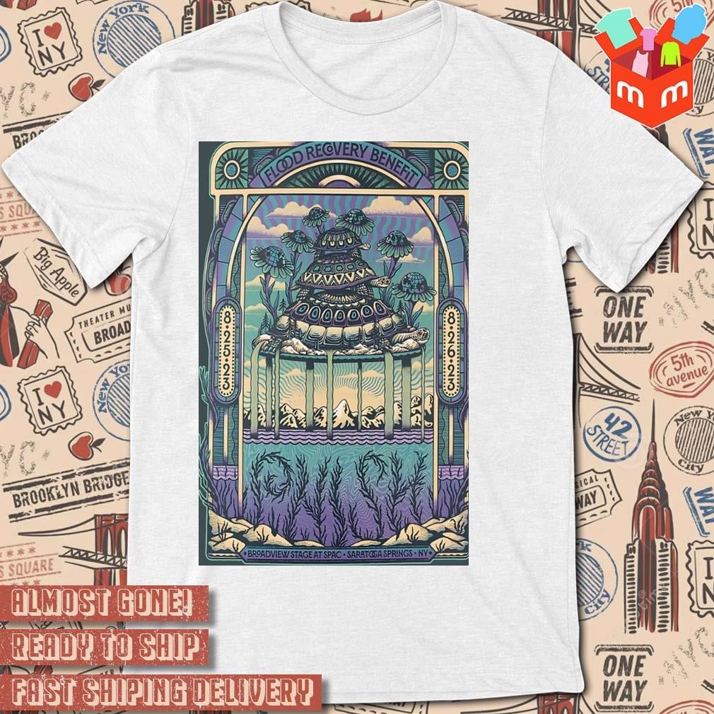 Phish Show At Spac Saratoga Springs Ny August 25 and 26 2023 art poster design T-shirt