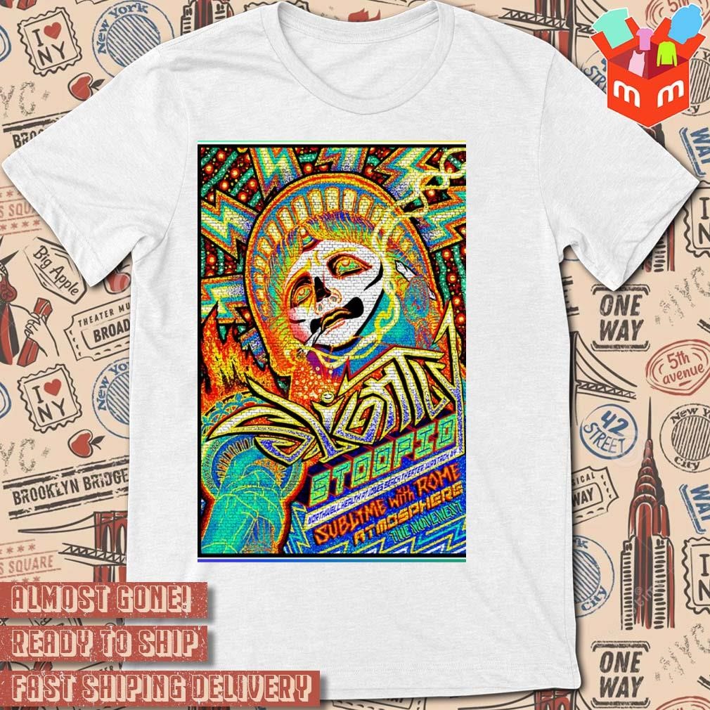 Poster Slightly Stoopid Event Wantagh NY Show August 26 2023 art poster design T-shirt