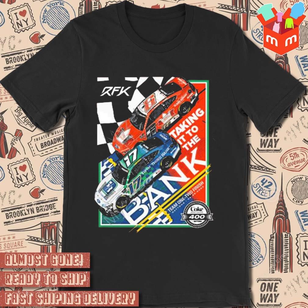 Rfk racing Chris Buescher 2023 daytona win photo design t-shirt