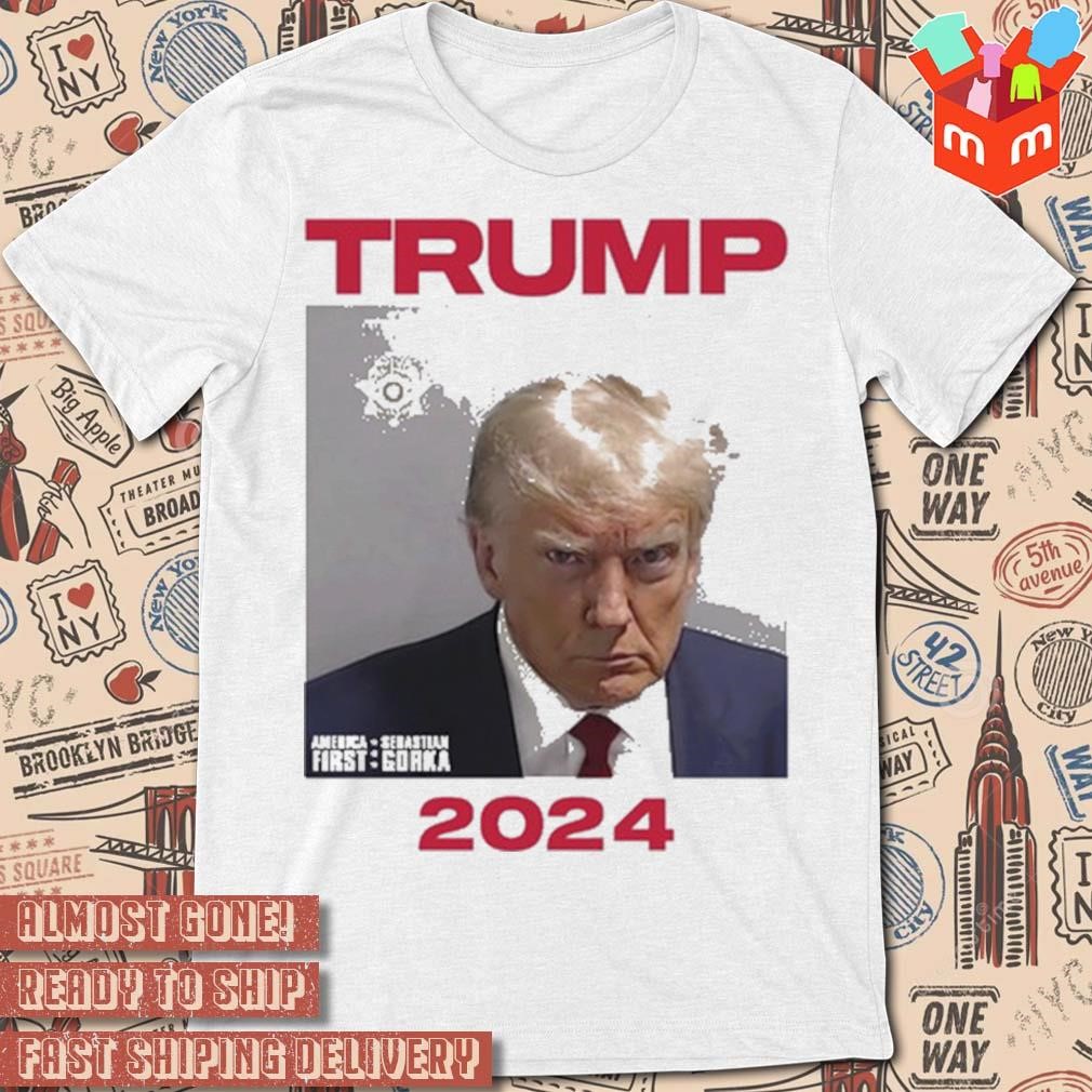 Sebastian gorka Trump 2024 mugshot photo design t-shirt