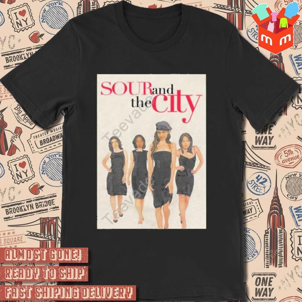 Sour and the city photo design t-shirt