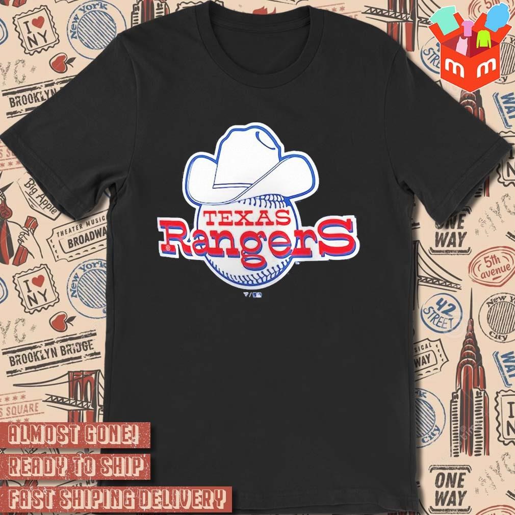 Texas Rangers Fanatics Branded Cooperstown logo design T-shirt
