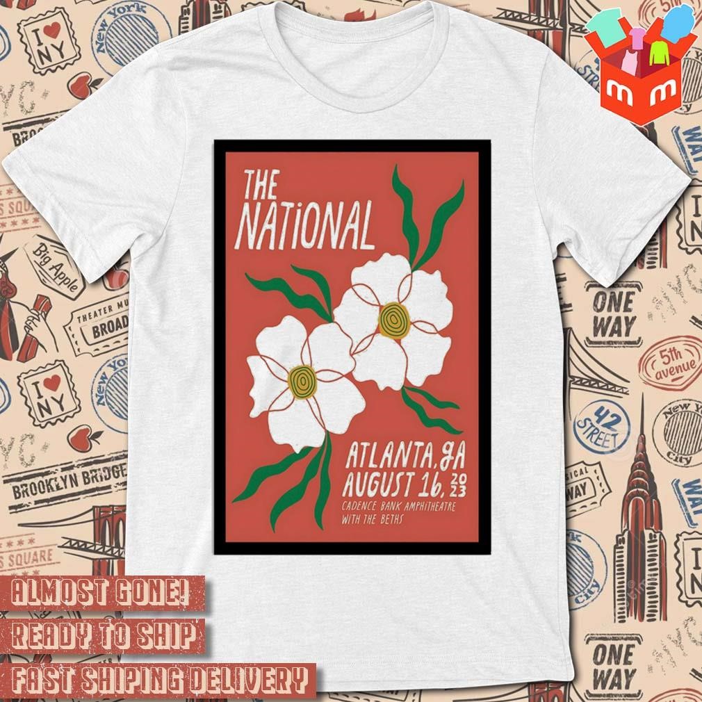 The national 16 august event Atlanta art poster design t-shirt
