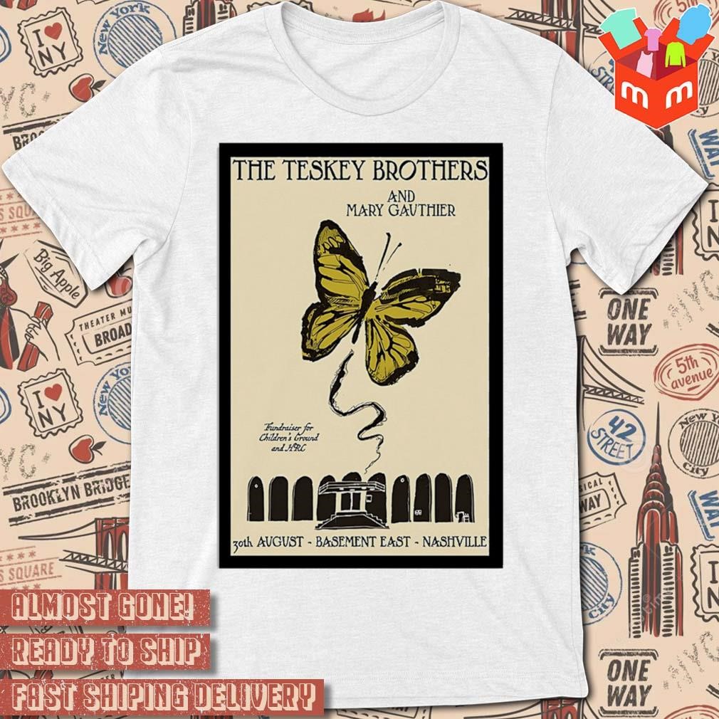 The teskey brothers Nashville 08.30.2023 art poster design t-shirt