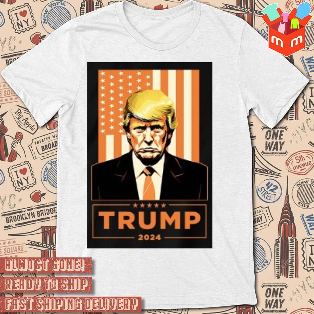 Trump Mug Shot 2024 art design T-shirt