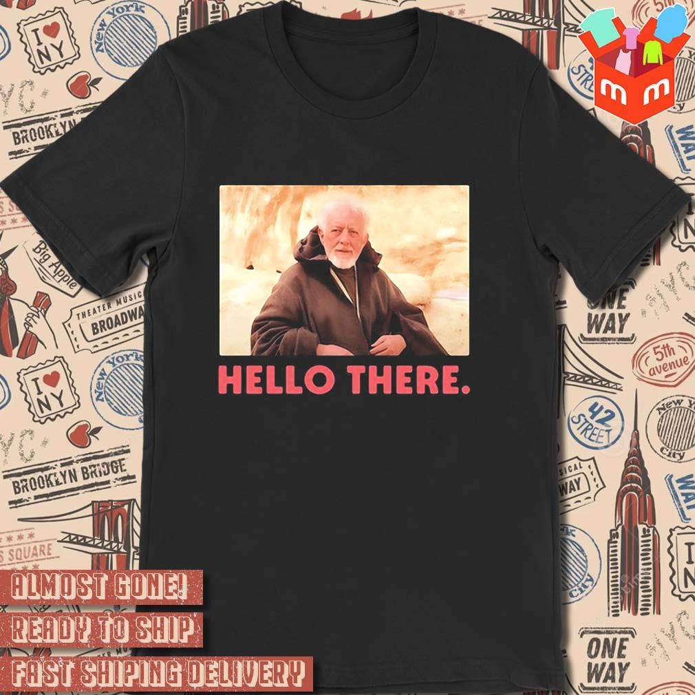 Vintage Obi-Wan Hello There photo design T-shirt