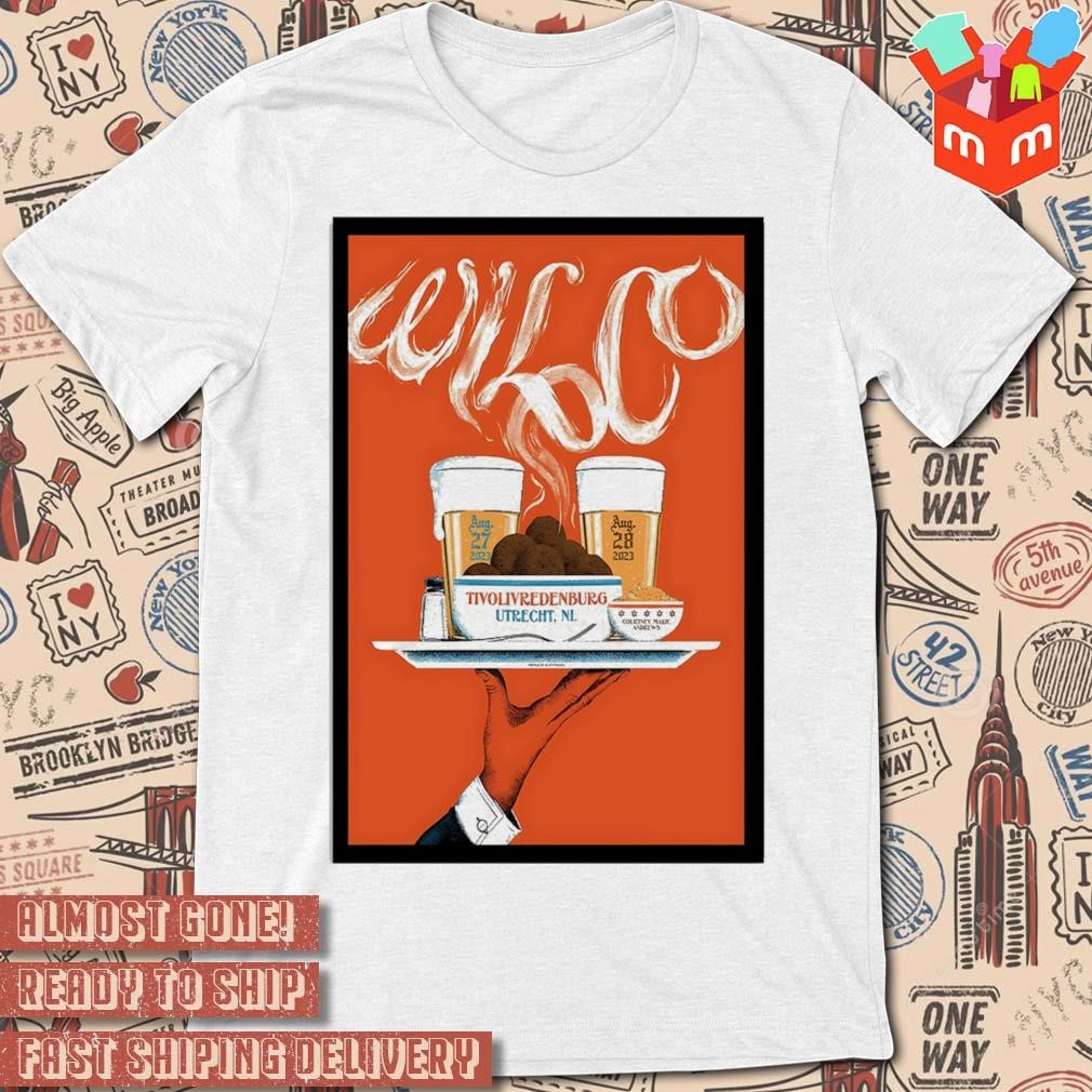 Wilco utrecht NL tour 2023 art poster design t-shirt