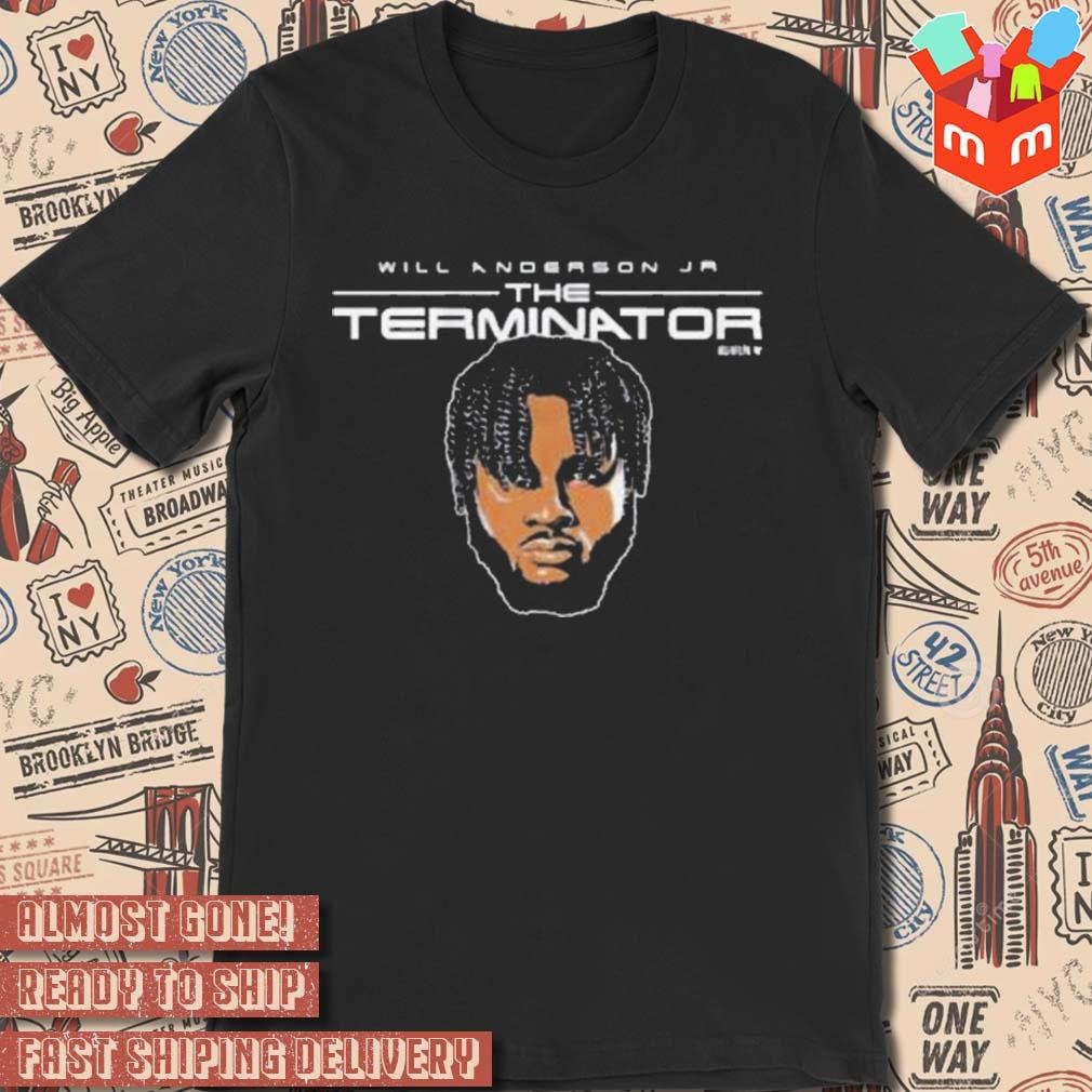 Will Anderson jr terminator photo design t-shirt