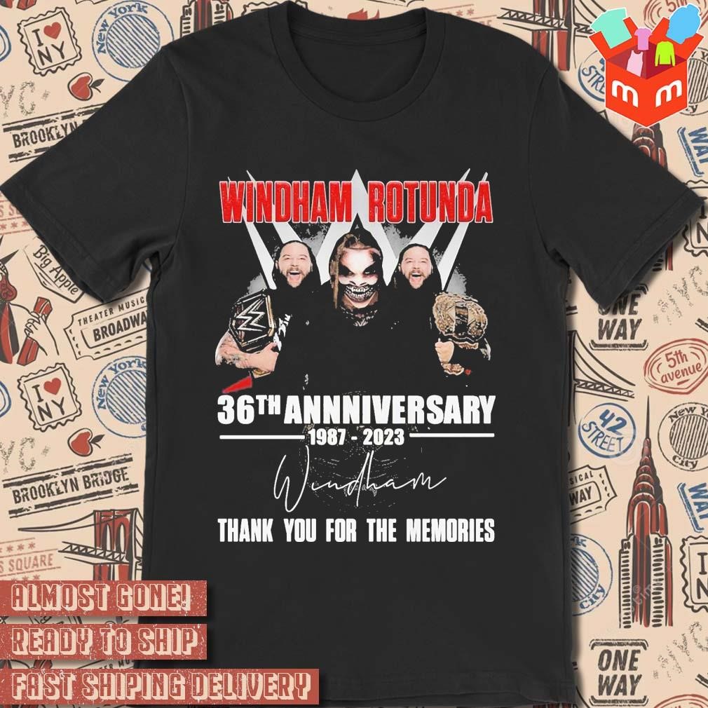 Windham Rotunda 36th Anniversary 1987 – 2023 Thank You For The Memories photo design T-shirt
