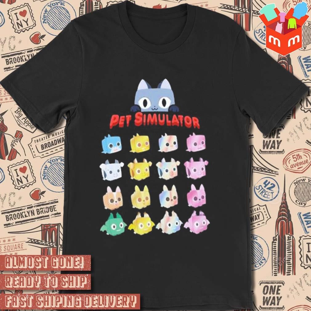 Alex tanookI pet simulator art design t-shirt