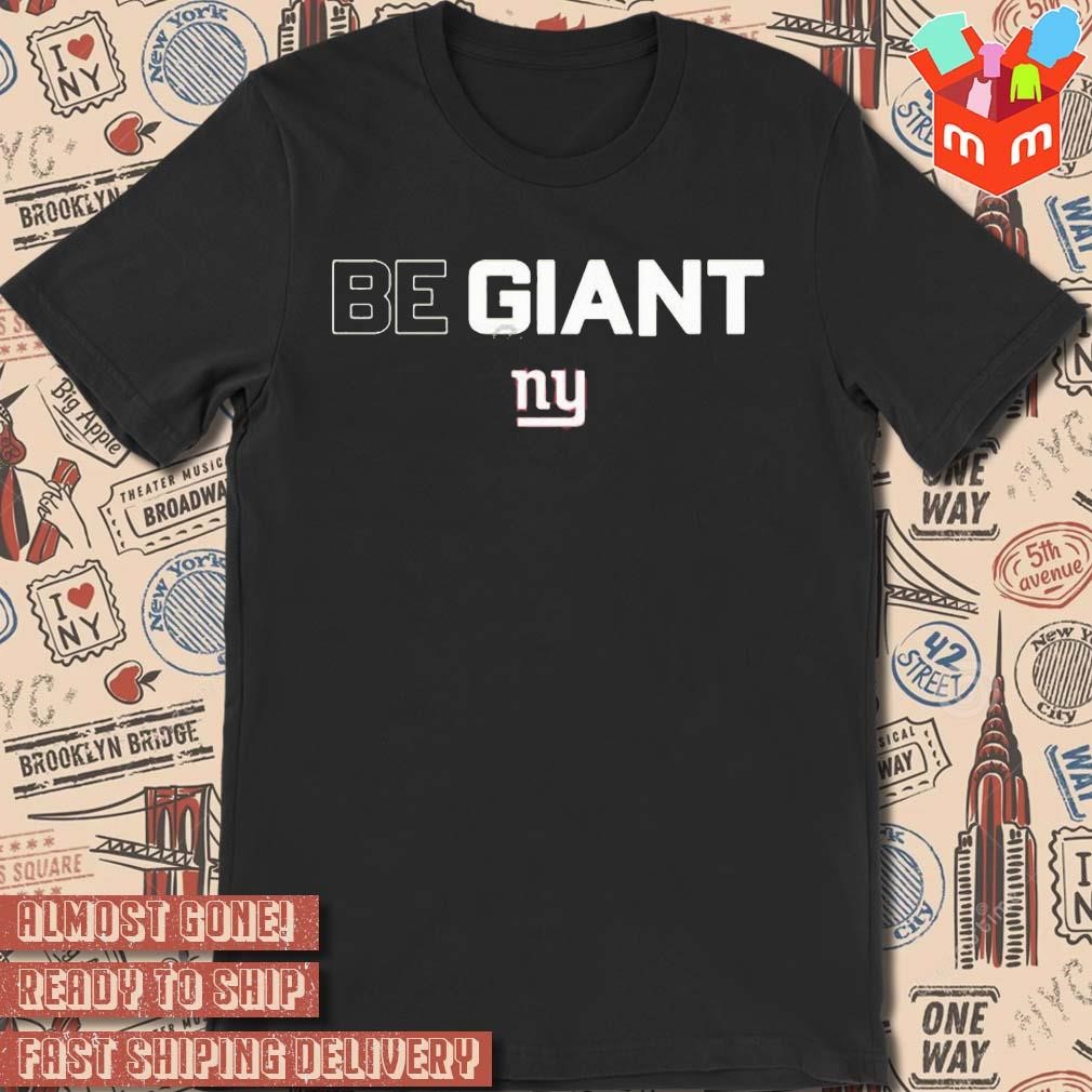 Art stapleton New York be Giant logo design t-shirt