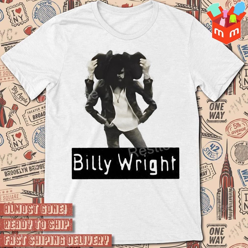 Billy wright photo design t-shirt