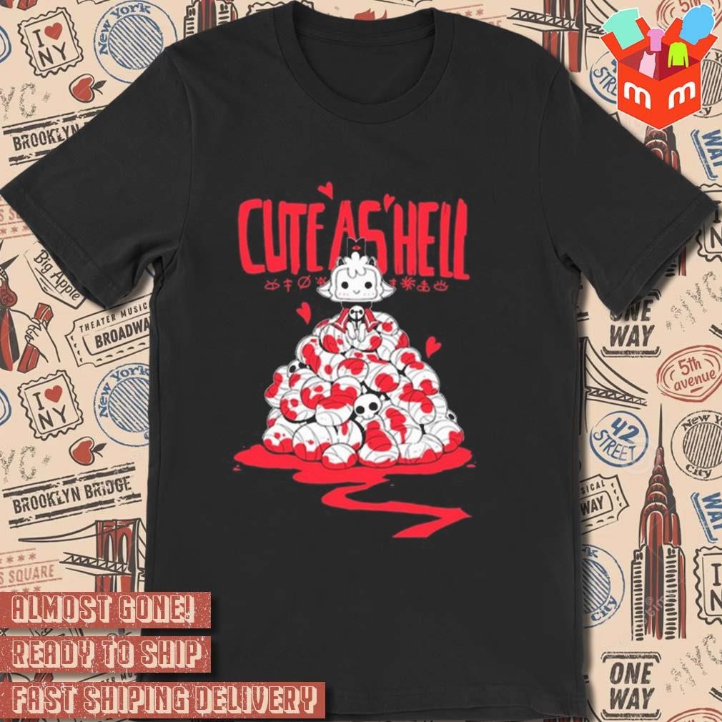 Cult of the lamb cute as hell art design t-shirt