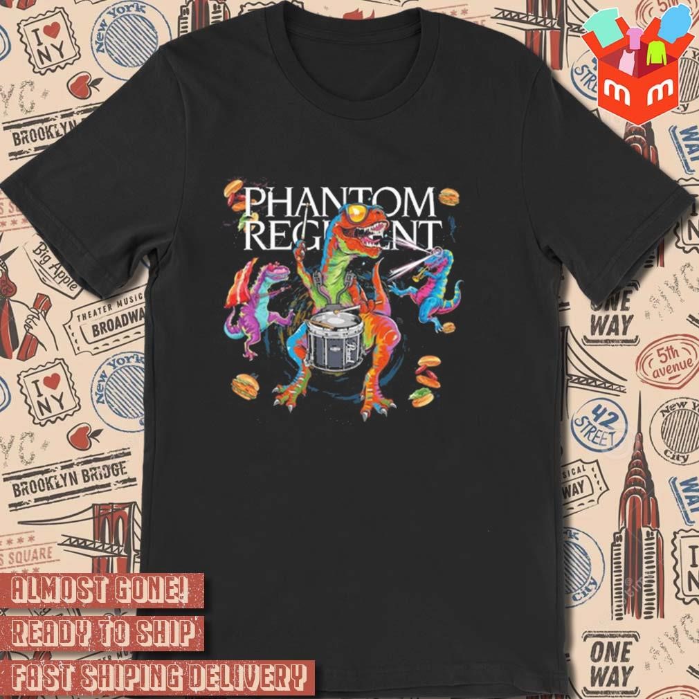 Drummer dino phantom regiment art design t-shirt