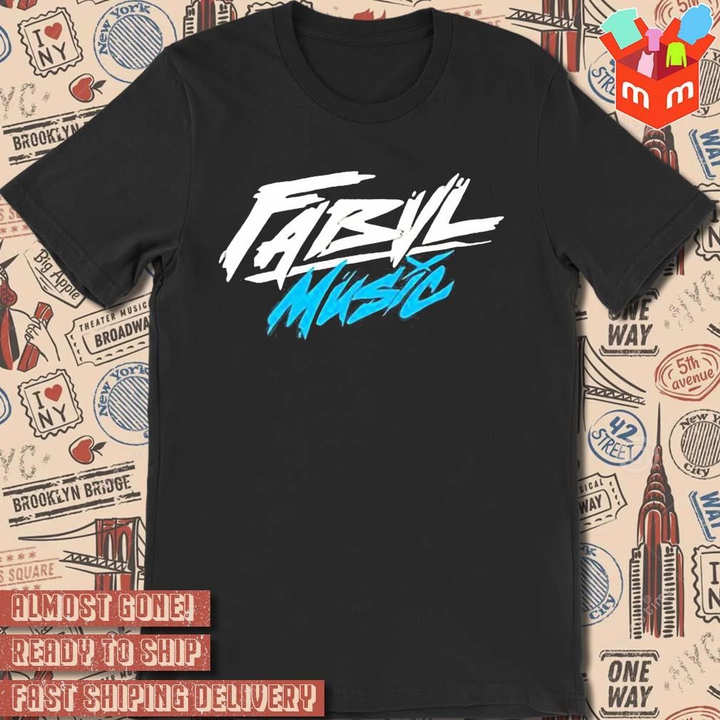 Fabvl Music logo design T-shirt