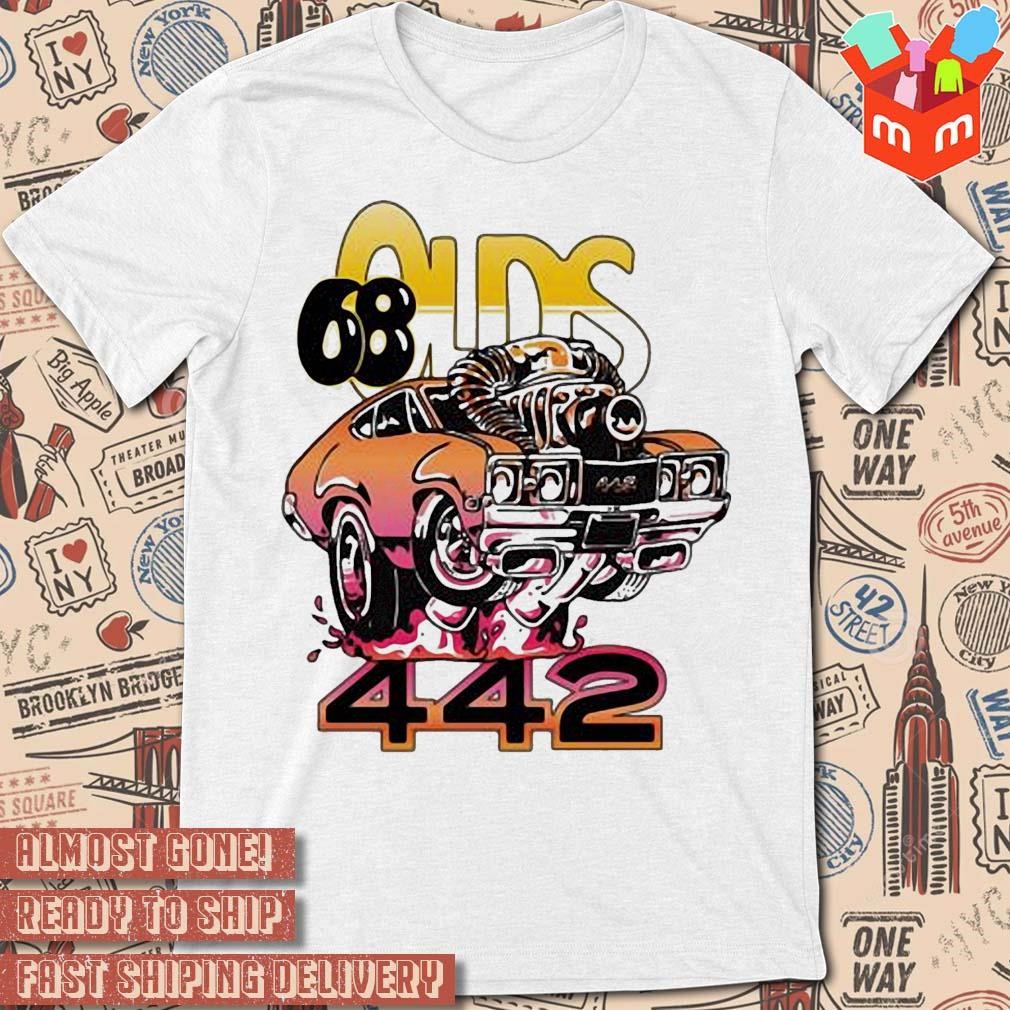 First oldsmobile yacht club olds 442 art design t-shirt